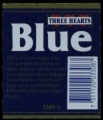 Three Hearts Blue - Backlabel