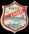 Lager Klass II - Frontlabel