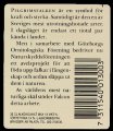 Pilgrimsfalken - Backlabel