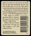 John Ls Guld l - Backlabel