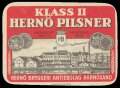 Klass II Hern Pilsner - Frontlabel