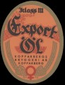 Export l Klass III - Frontlabel