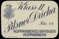 Pilsner Dricka - Frontlabel