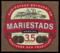 Mariestads Special 3,5 - Frontlabel