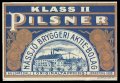 Pilsner Klass II - Frontlabel