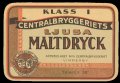 Ljusa Maltdryck Klass I - Frontlabel