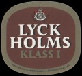 Lyckholms Klass I - Frontlabel