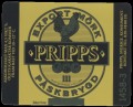 Pripps Export Mrk Psknrygd - Frontlabel