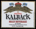 Pripps Kalback Malt Beverage - Frontlabel