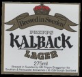 Pripps Kalback Lager 275 ml - Frontlabel