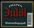 Pripps Jull Gammaldagsgott - Frontlabel with barcode