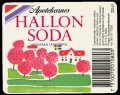 Apotekernes Hallon Soda - Frontlabel