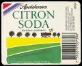 Apotekernes Citron Soda - Frontlabel