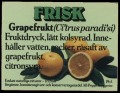 Frisk Grapefrukt - Frontlabel