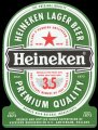 Heineken Lager Beer Premium Quality - Frontlabel