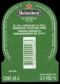 Heineken Lager Beer Premium Quality - Backlabel with barcode