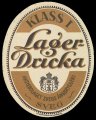 Lagerdricka Klass I - Frontlabel