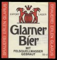 Glarner Bier mit Felsenquellwasser gebraut