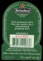 Heineken Lager Beer - Backlabel