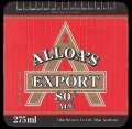 Alloas export 80/- Ale