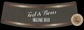 Ted and Bens Organic Beer - Neck label