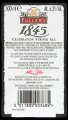 1845 Bottle Conditioned Celebration Strong Ale - Backlabel