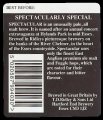 Spectacular - Backlabel