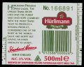 Hrlimann Premium Swiss Lager - Backlabel