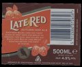 Late Red - Backlabel