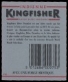 Kingfisher Strong Lager Beer - Backlabel