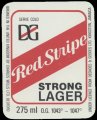 Red Stripe Strong Lager - Front Label