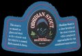 Obsidian Stout - Necklabel