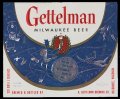 Gettelman Milwaukee Beer - Blue Label