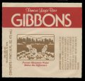 Gibbons Famous Lager Beer