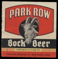 Park Row Bock Beer