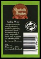 Barley Wine - Rygetiket