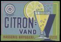 Citronvand - Brystetiket