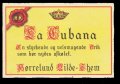 La Cubana - Brystetiket