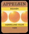 Appelsin Squash - Brystetiket