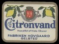 Citronvand - Firkantet Brystetiket