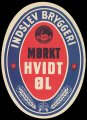 Mrkt hvidtl - Brystetiket