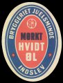 Mrkt hvidtl - Brystetiket