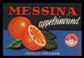 Messina appelsinvand - Brystetiket