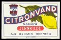 Citronvand - Brystetiket