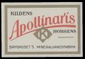 apollinaris - Brystetiket