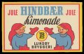 Jule Hindbr Limonade - Brystetiket