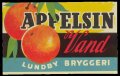 Appelsinvand - Brystetiket