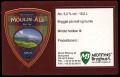 Moulin Ale - Etiket til 19 liter fustage