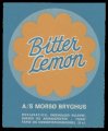 Bitter Lemon - Brystetiket