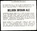 Belgisk Brown Ale - Specialbryg